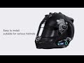 K09 helmet Bluetooth intercom, unlimited number of intercom users, music sharing