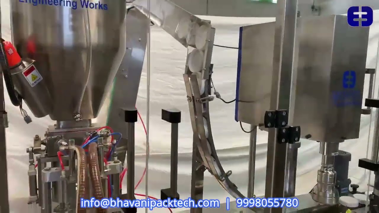 Chocolate Syrup Filling Machine - Liquid Chocolate Filling Machine - +91-9998055780