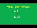 Gujarat state rto code list gj1 to gj38