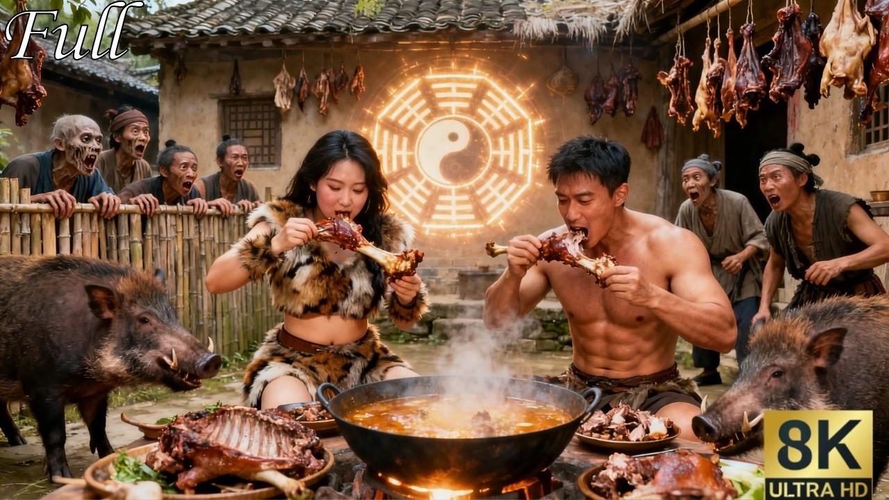 Año de hambre,adivino hace la familia comer a saco!Familia de despreciar a rogar por la adivinación!