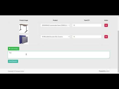 Customer RFQ Portal Odoo