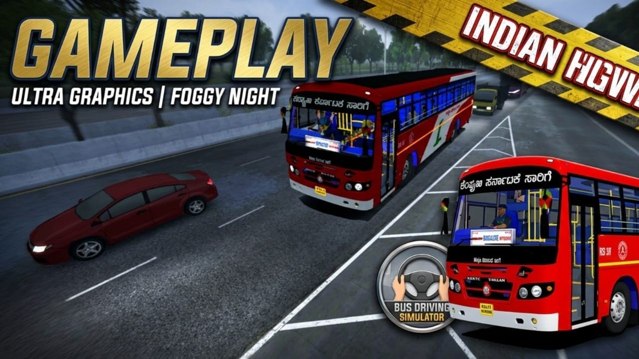 KSRTC Bus Simulator Long Route Drive | Full Journey Gameplay