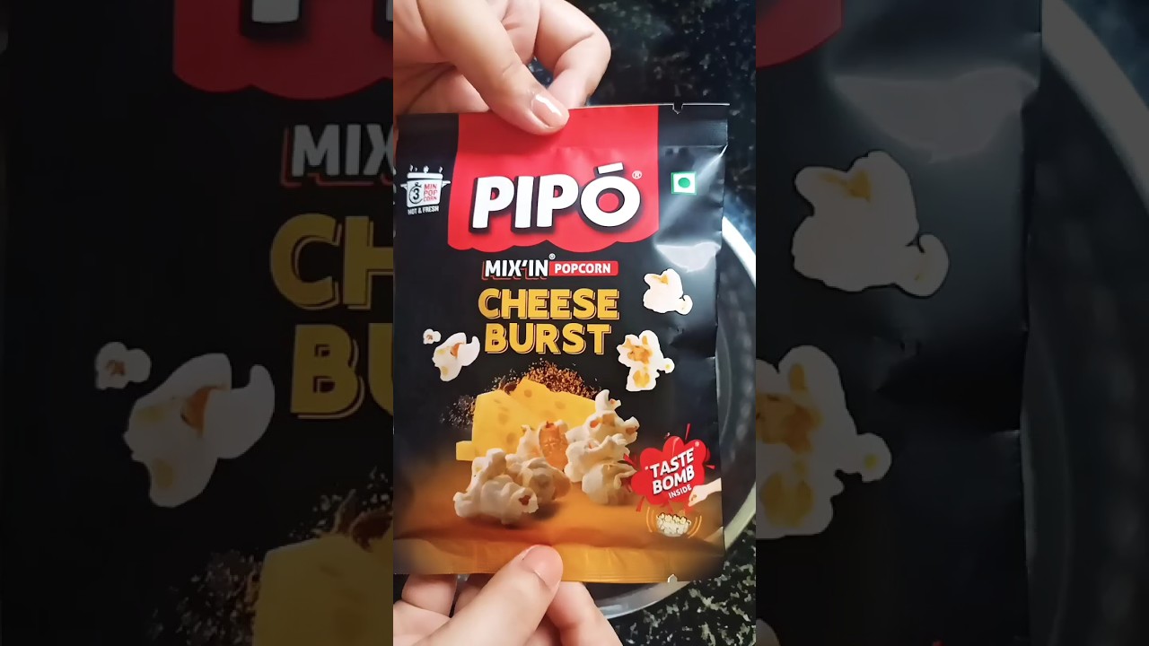 Pipo Cheese Burst Popcorn 🍿