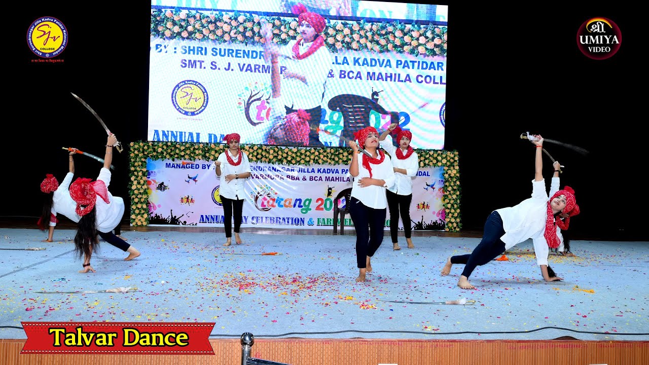 Talvar Dance  SJ Varmora  Tarang  2022  Annual Day Celebration