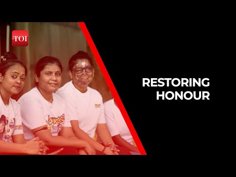 Acid attack survivors wear their scars with pride
