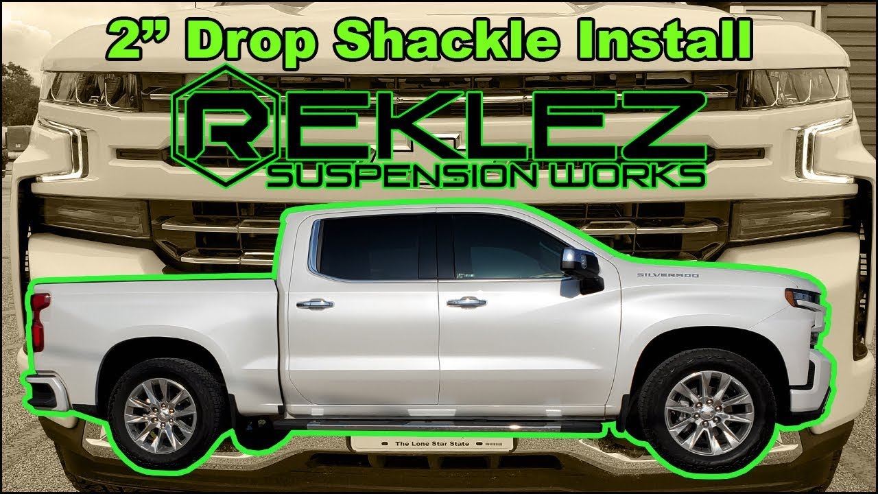 2003 Chevy Silverado Rear Lowering Shackles