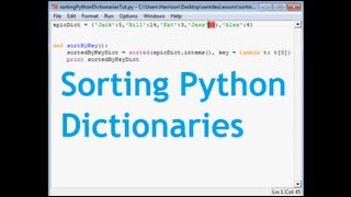 How to Sort a Python Dictionary By Value or Key!