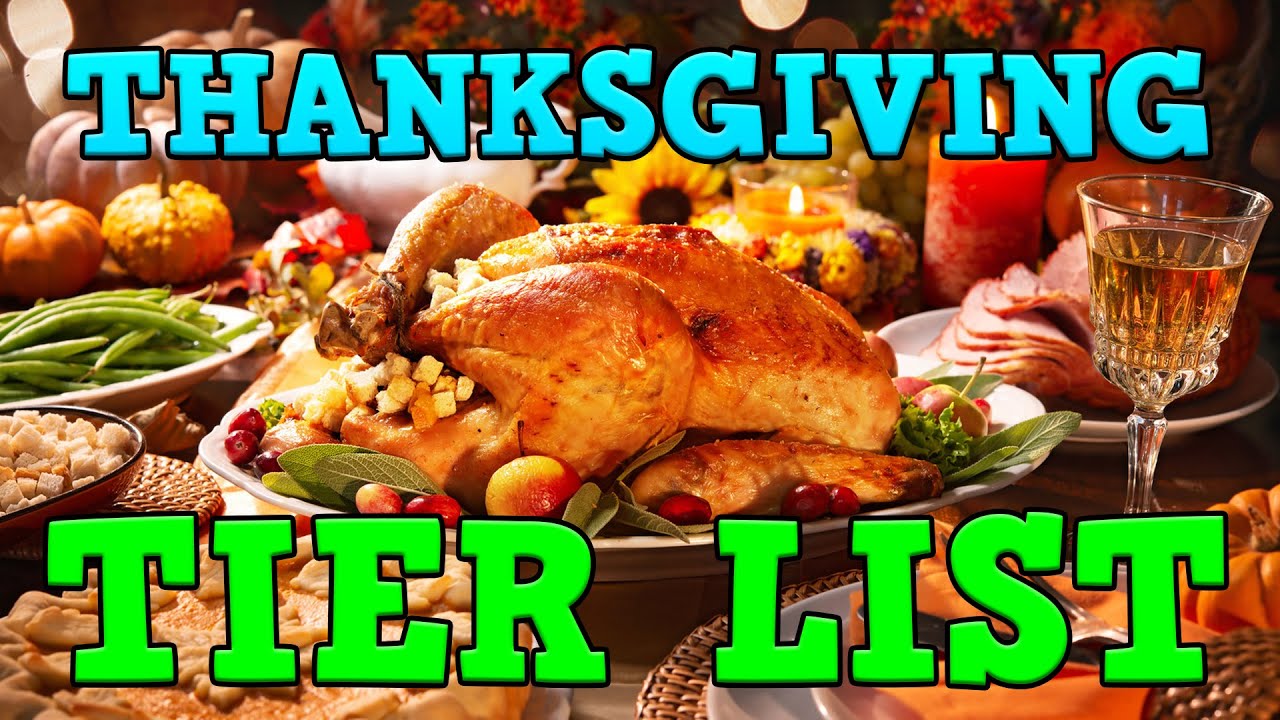 Thanksgiving Foods Tier List - Bro Science Podcast