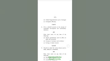 | Paper -2 | MSc Botany - lll Sem.| Previous Question Paper 2021-22 |Gaurav Digital Classes