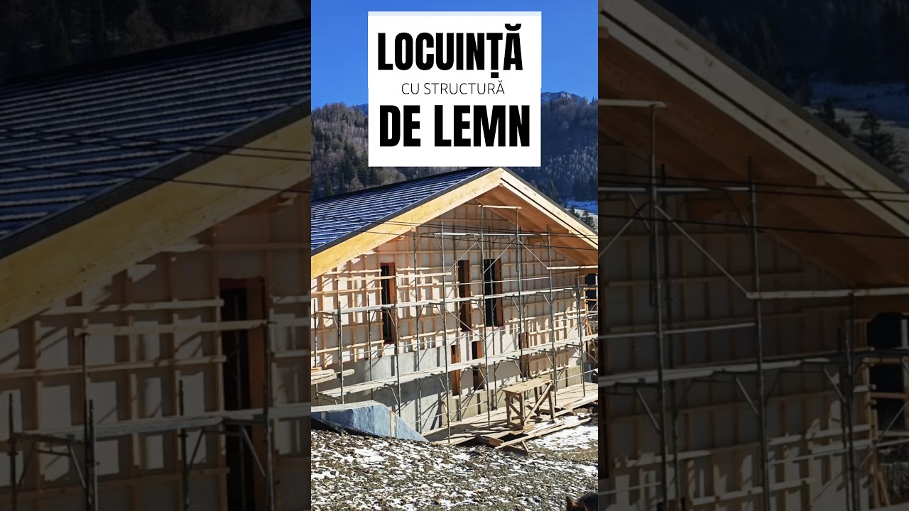 Locuință unifamilială cu structură de lemn - urmărire de șantier - 