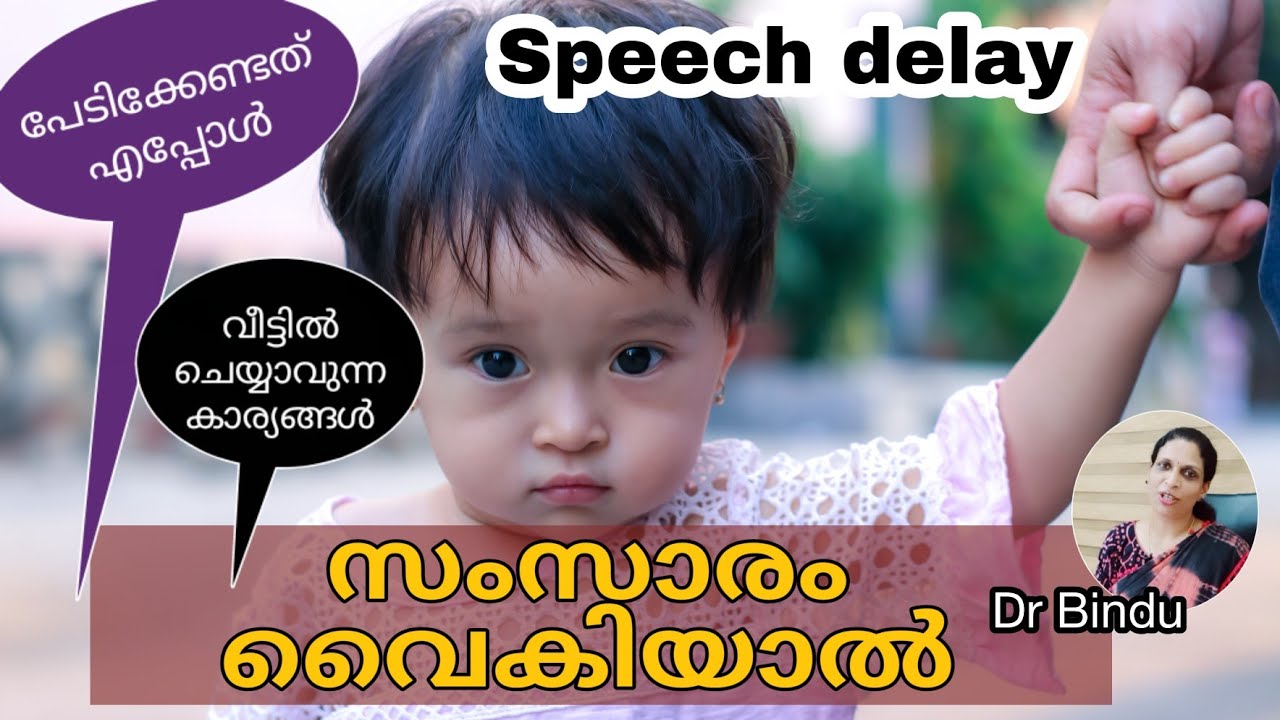 സംസാരിക്കുന്നത് വൈകിയാൽ/ ഡോക്ടറെ എപ്പോൾ കാണിക്കണം/വീട്ടിലെ തെറാപ്പി/Speech delay/Dr Bindu