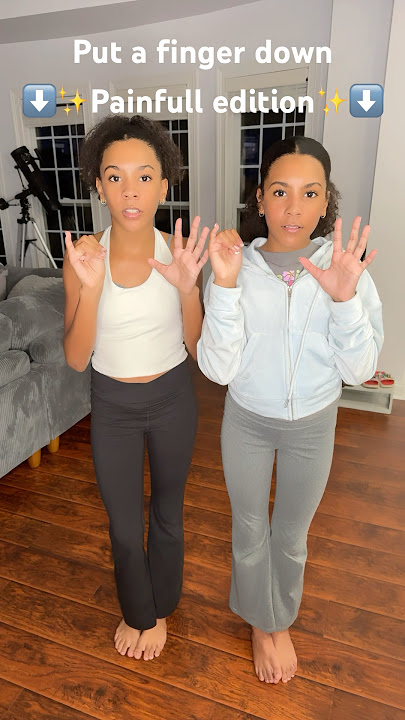 Put a finger down challenge 🤣
