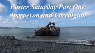 Easter Saturday Ride Part 1 | Aberaeron Coastal Defence Scheme | Cofiwch Dryweryn | A Confession