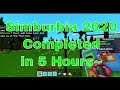 How to Beat Minecraft Simburbia 2020 in 5 hours (Ultra Power Plant, Townhall, and Challenges)