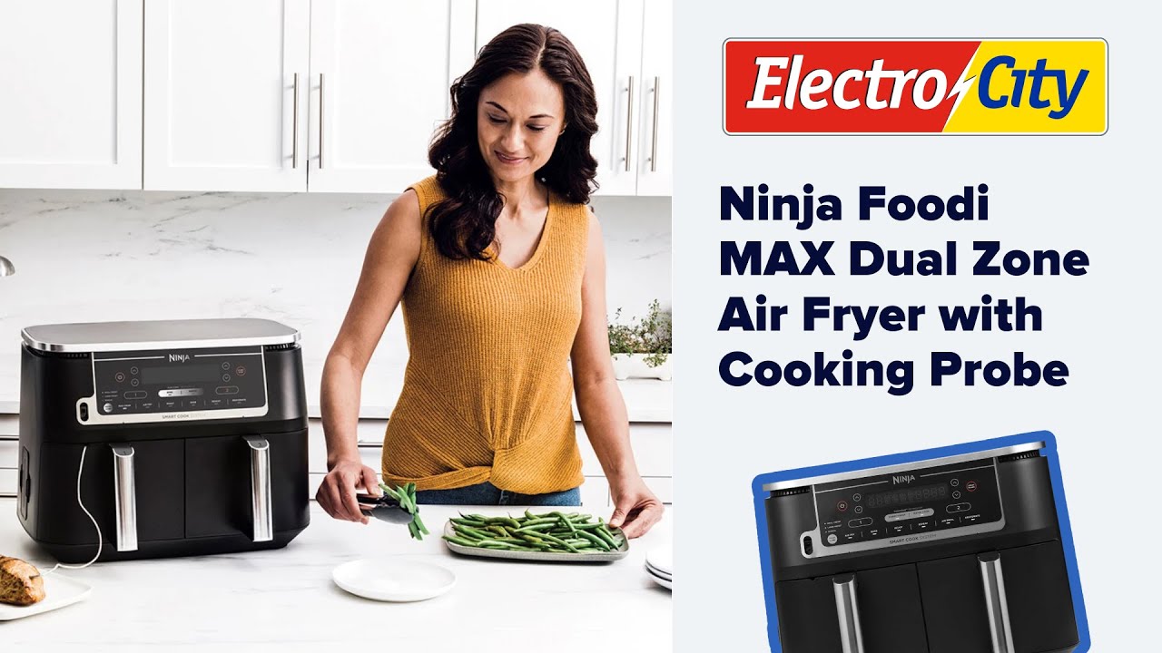 Ninja Foodi MAX Dual Zone Air Fryer with Cooking Probe AF451UK