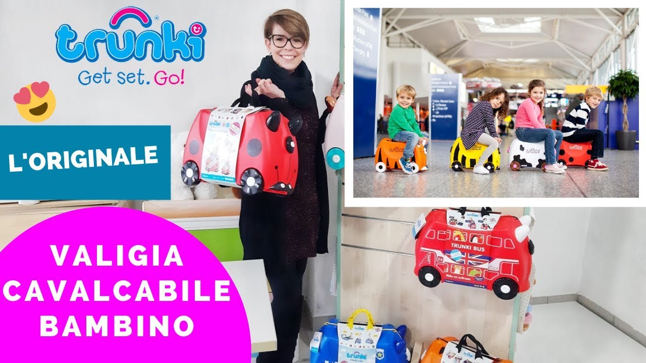TRUNKI: LA VALIGIA CAVALCABILE! Video recensione italiano - YouTube