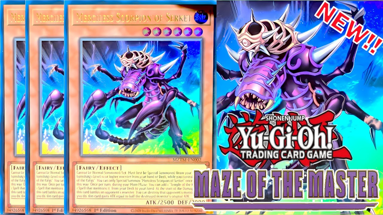 LiLy_Yugioh] Lá bài Merciless Scorpion of Serket - MZTM-EN002 - Ultra Rare 1st Edition | Việt Nam