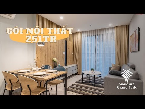 Video Thực tế căn hộ 2PN 59m2 full nội thất tone màu gỗ ấm... - youtube