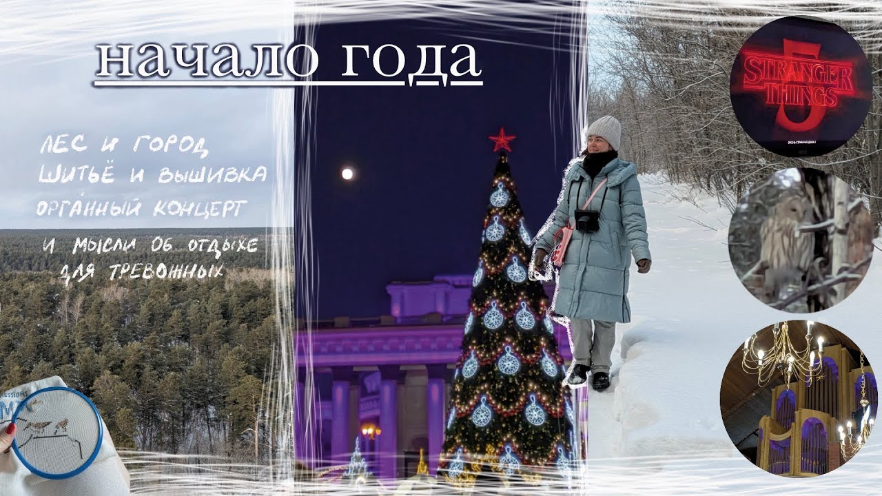 начало года [лес, шитьё и концерт в соборе]