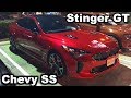 Kia Stinger GT vs Chevy SS (street race)