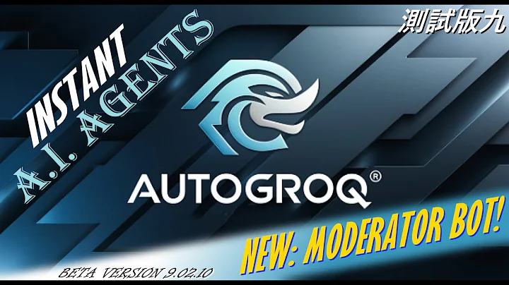 AutoGroq™ beta v9.02.10 : Introducing MODERATOR BOT! #Groq #Autogen #CrewAI #AI #agents