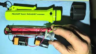 18v Pelican Super SabreLite LED prototype part 1 of 2
