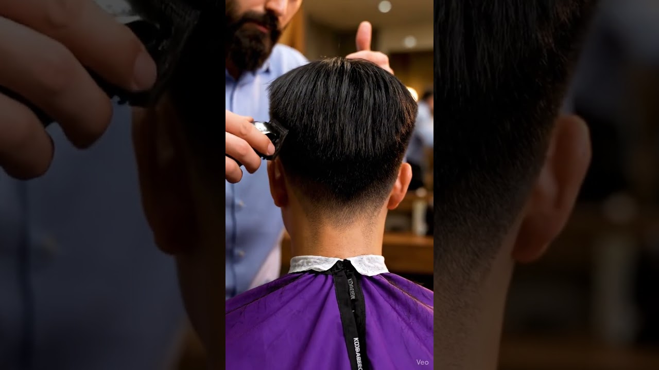 Clean ASMR fade built to hold its shape barbershop near me King David Barber NYC