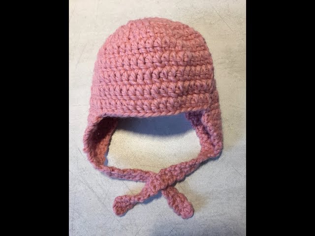 Bonnet cache-oreilles en tricot