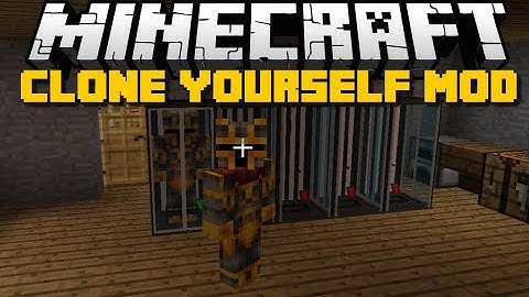 Minecraft: CLONE YOURSELF MOD (Teleport, Never Die & More) Mod Showcase