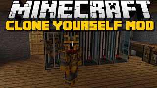 Minecraft: CLONE YOURSELF MOD (Teleport, Never Die & More) Mod Showcase