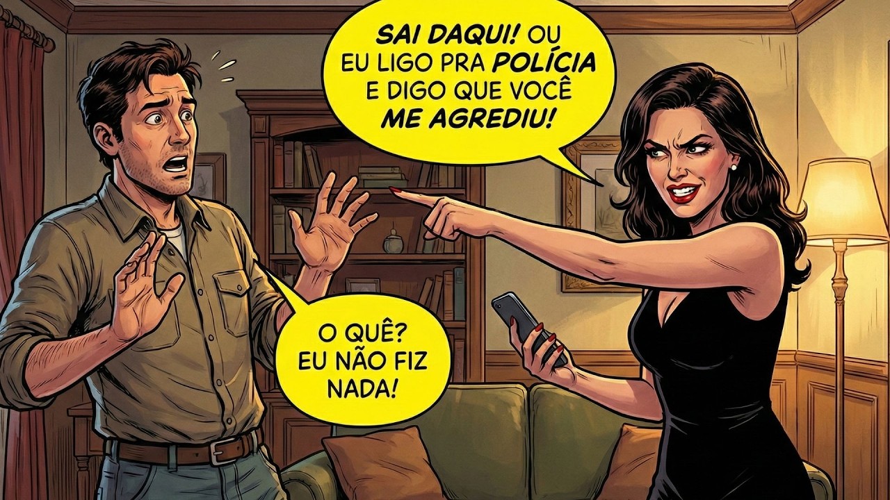 O golpe sujo da minha esposa para me tirar a casa: VOU LIGAR PARA A POLÍCIA E DIZER QUE VOCÊ...