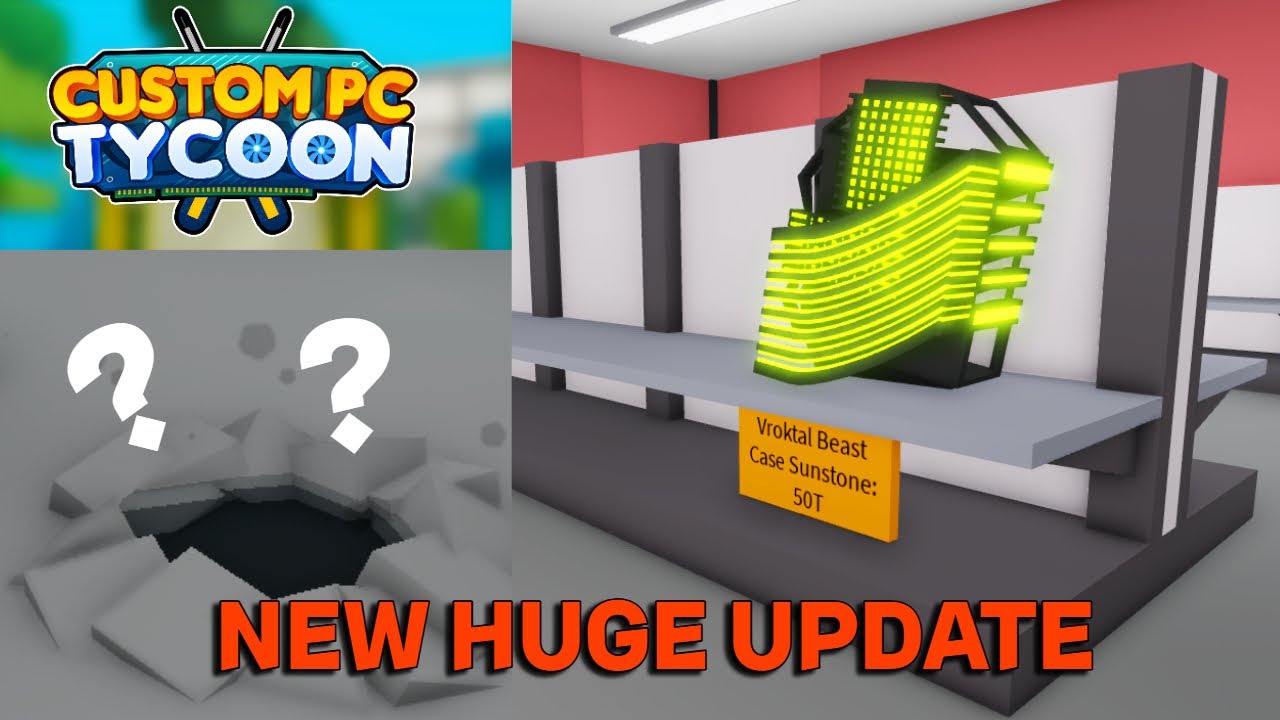 ⁣MASSIVE UPDATE IN CUSTOM PC TYCOON
