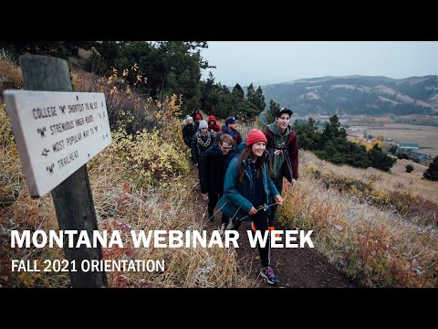 Orientation and Class Registration at MSU - Montana Webinar Week (Spring 2021)