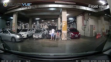 Blackvue DR750S-2CH Time Lapse Parking Mode Sample Video Front & Back