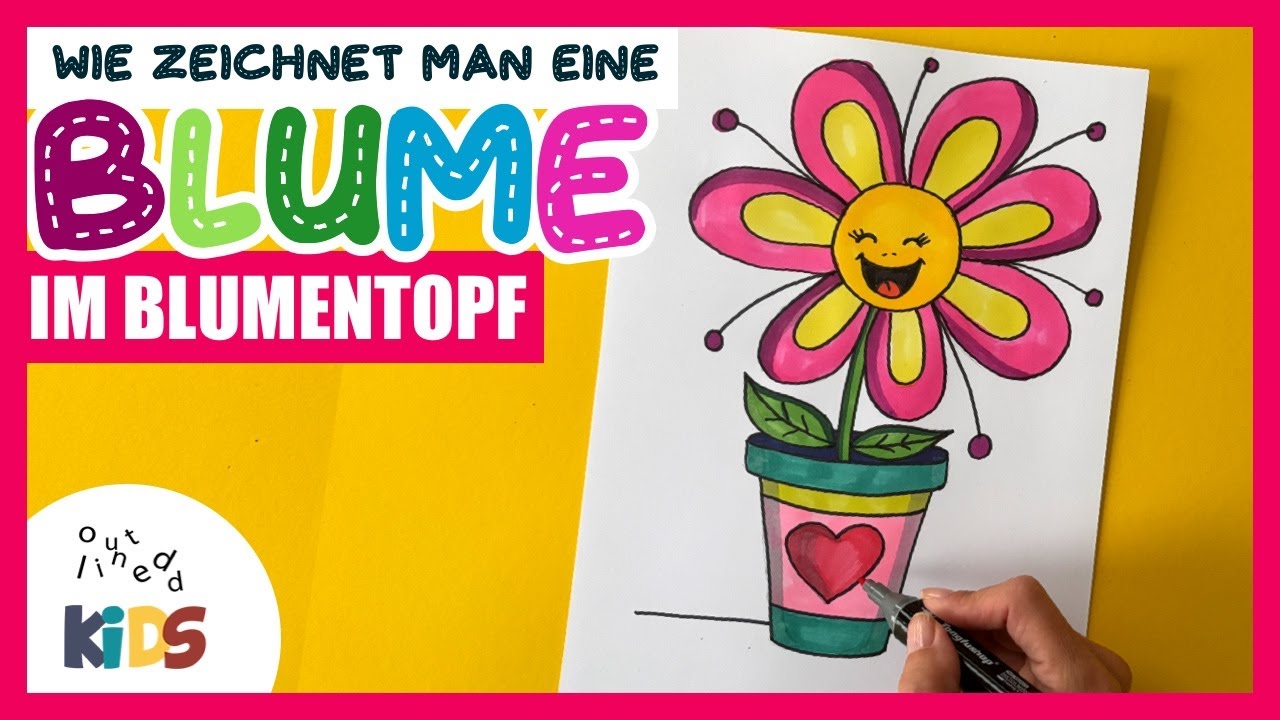 Wie Zeichnet Man Eine Blume www.youtube.com