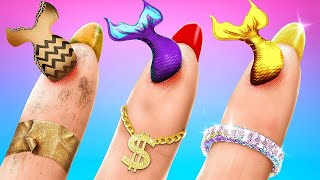 BROKE vs RICH vs ULTRA RICH || I Was Adopted By a Mermaid!