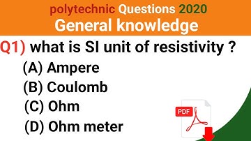 Polytechnic entrance exam preparation 2020| Polytechnic Questions in English| Gk Practice Set