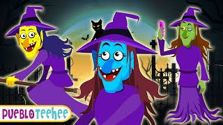 Aventura Familiar De Halloween Witch Finger | Canciones Y Música De Miedo | Pueblo Teehee