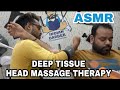 ASMR Deep Tissue Head ,Ear,Hand And Back Massage By Rajeev #insomnia #anxiety #indianbarber #Stress