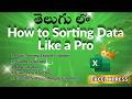 Excel Sorting Master అవ్వండి Today! #viralvideo #sorts #excel #trending #likes #subscribe