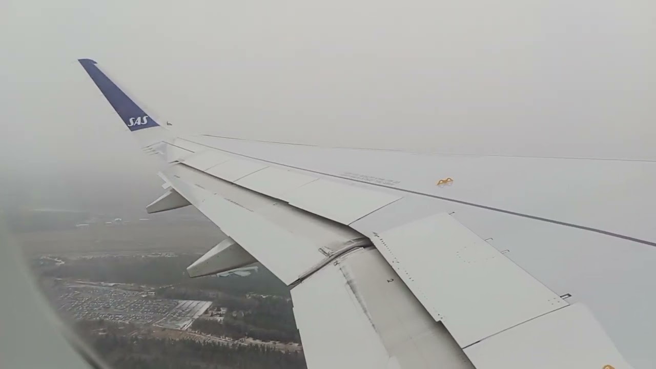 SAS domestic flight from Arlanda to Kiruna .. my special trip 15Feb2023