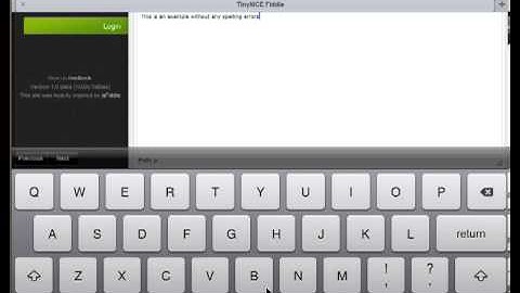 Demonstrating TinyMCE issue on iPad with Drag and Drop
