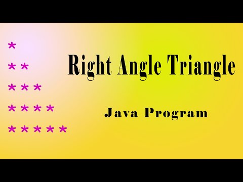 Right Angle Triangle Star Pattern