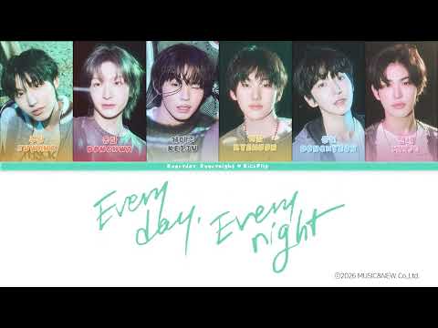 [LYRIC <strong>VIDEO</strong>] KickFlip(킥플립) - Everyday, Everynight (<strong>ENG</strong> SUB.) | 🏫 청춘계시록 OST (Color Coded Lyrics)