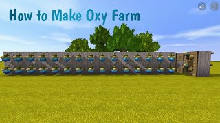 How to Make Oxy Farm | Mini World : Block Art screenshot 4