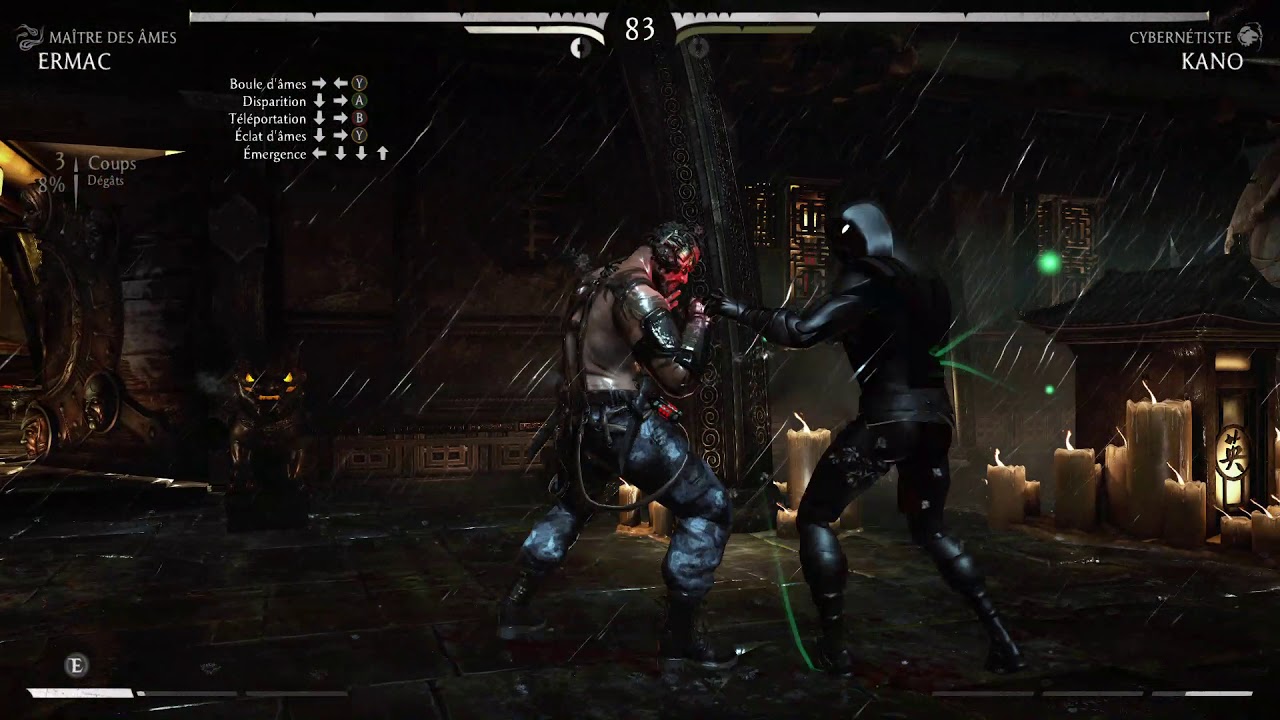 Mortal Kombat XL, Ermac Fatality on Kano YouTube