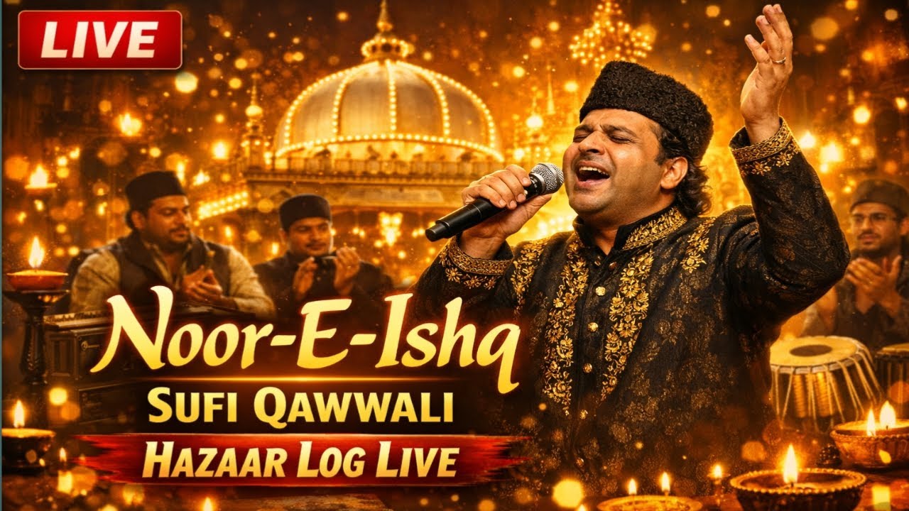 🔴 LIVE | Ajmer Sharif Dargah Qawwali 🕌| Ustad Nusrat Fateh Ali Khan Ji | Top 10 Nonstop Sufi Qawwali
