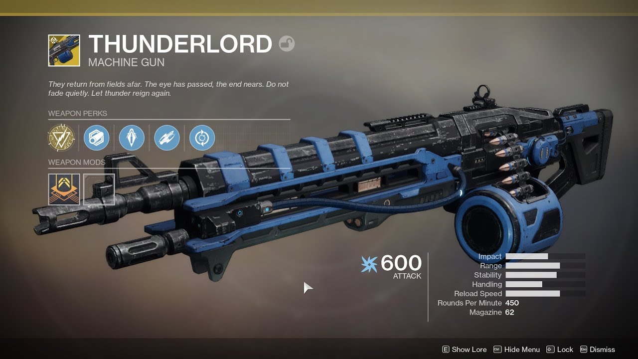 Thunderlord Exotic Quest Final Step / Full Mission + Quick Weapon Preview [Destiny 2 Forsaken]