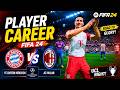 PLAYER CAREER || FIFA24 || FC BAYERN MUNCHEN VS AC MILAN || UCL