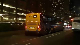 MTA NYC Bus: A Cold December Evening @ Lincoln Center [M5, M7, M11, M20, M104, BxM2]